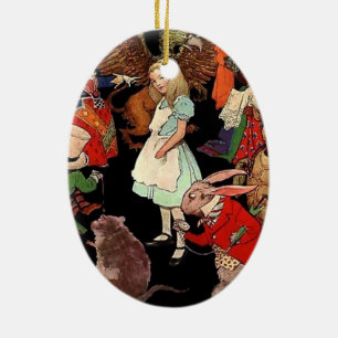 Alice in Wonderland Keramisch Ornament