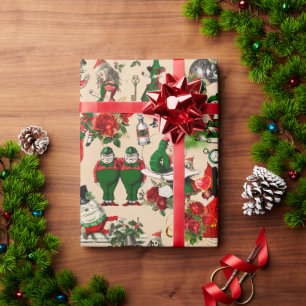 Alice in Wonderland Kerst Inpakpapier