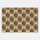 Alice in Wonderland Kerstmis Inpakpapier Vel (Voorkant)