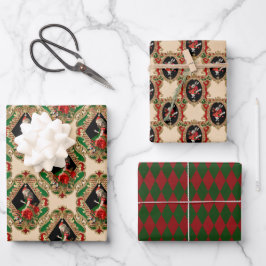 Alice in Wonderland Kerstmis Inpakpapier Vel