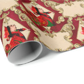 Alice in Wonderland - kerstpapier Cadeaupapier (Rol Hoek)