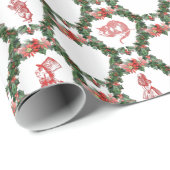 Alice in Wonderland - kerstpapier Cadeaupapier (Rol Hoek)