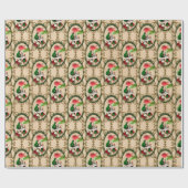 Alice in Wonderland - kerstpapier Cadeaupapier (Vlak)