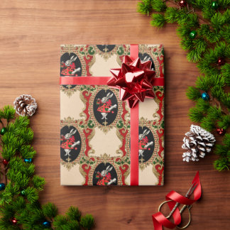 Alice in Wonderland - kerstpapier Cadeaupapier