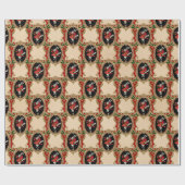 Alice in Wonderland - kerstpapier Cadeaupapier (Vlak)