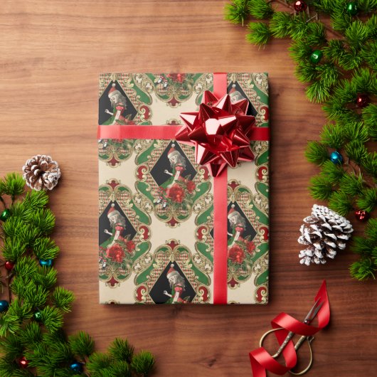 Alice in Wonderland - kerstpapier Cadeaupapier (Feestdagen Geschenken)