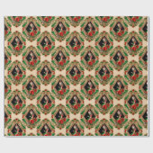 Alice in Wonderland - kerstpapier Cadeaupapier (Vlak)