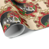 Alice in Wonderland - kerstpapier Cadeaupapier (Rol Hoek)