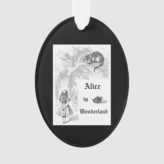 Alice in Wonderland kerstversiering Ornament (voorkant)