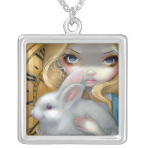Alice in Wonderland KETTING witte konijn FoF 141