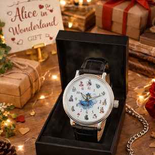 Alice in Wonderland Kijk Whimsical Vintage Horloge