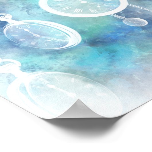 Alice in Wonderland kijkt horizontaal afdrukken Poster (Hoek)