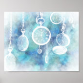 Alice in Wonderland kijkt horizontaal afdrukken Poster (Voorkant)