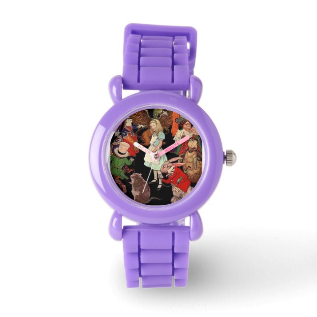 Alice in Wonderland Kind Watch Horloge (Voorkant)