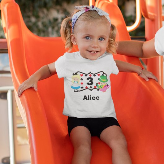 Alice in Wonderland Kinderen op Birthday Party Cus Kinder Shirts