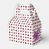 Alice in Wonderland Kinderen van Birthday Party Bedankdoosjes (Achterkant)