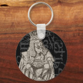Alice in Wonderland King of Hearts Grunge Sleutelhanger (Voorkant)