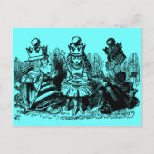 Alice in Wonderland King & Queen Briefkaart (Voorkant)