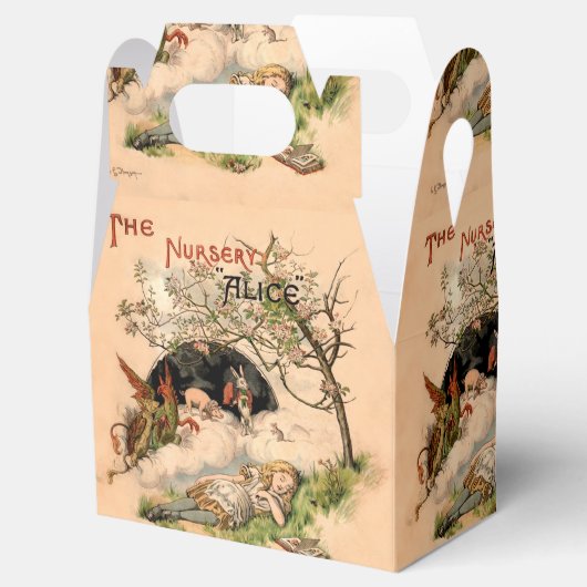 Alice in Wonderland - Klassieke illustraties Bedankdoosjes (Geopend)