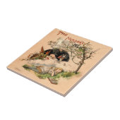 Alice in Wonderland - Klassieke illustraties Tegeltje (Zijkant)