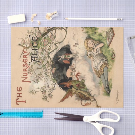 Alice in Wonderland - Klassieke illustraties Tissuepapier (Craft)
