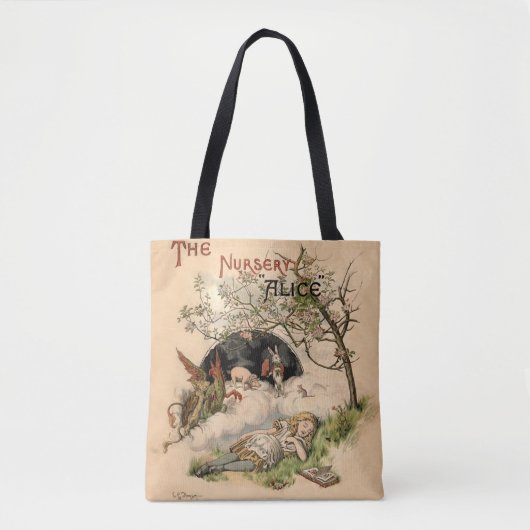 Alice in Wonderland - Klassieke illustraties Tote Bag (Voorkant)
