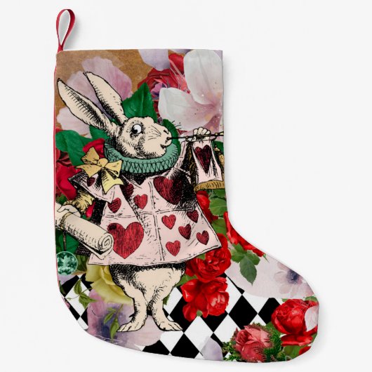 Alice in Wonderland Kleine Kerstsok (Voorkant)