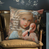  Alice in Wonderland Knuffelende Flamingo Kussen