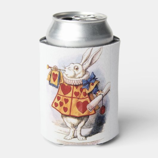 Alice in Wonderland Koelbox konijn Blikjeskoeler (Blikje Voorkant)
