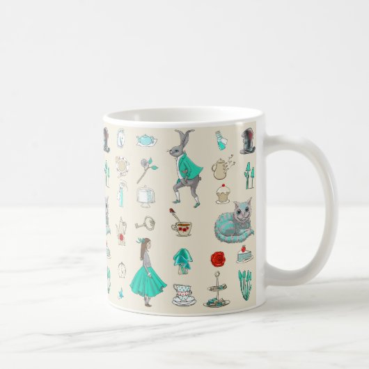 Alice in wonderland koffiemok (Rechts)