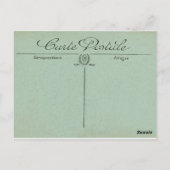 Alice in Wonderland  konijn Briefkaart (Achterkant)