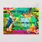 Alice in Wonderland konijn Briefkaart (Voorkant)