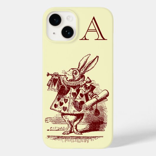  Alice in Wonderland konijn Case-Mate iPhone Case (Achterkant)