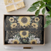  Alice in Wonderland Konijn en Zonnebloemen Tissuepapier (Geschenk)