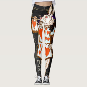 Alice in Wonderland konijn Leggings