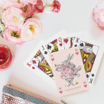 Alice in Wonderland - Konijnenkaart Pokerkaarten<br><div class="desc">Schitterend ontworpen Alice in Wonderland-themed save-the-date speelkaarten. Ideaal voor een Alice in Wonderland, de bruiloft. We hebben de iconische Alice in Wonderland wit konijnenkarakter met de hand hersteld door hem met de hand te schetsen en ze tot leven te brengen met prachtige waterverf ondertoon De speelkaarten zijn ontworpen als een...</div>