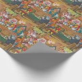 Alice in Wonderland - Koning en Hartenkoningin Cadeaupapier (Hoek)