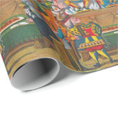 Alice in Wonderland - Koning en Hartenkoningin Cadeaupapier (Rol Hoek)