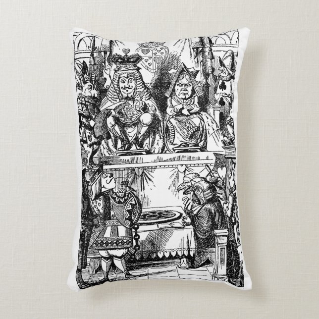  Alice in Wonderland, Koningin der Heten Accent Kussen (Voorkant(Verticaal))