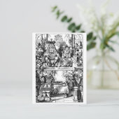  Alice in Wonderland, Koningin der Heten Briefkaart (Staand voorkant)