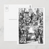  Alice in Wonderland, Koningin der Heten Briefkaart (Voorkant / Achterkant)