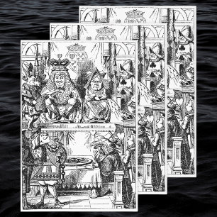  Alice in Wonderland, Koningin der Heten Inpakpapier Vel