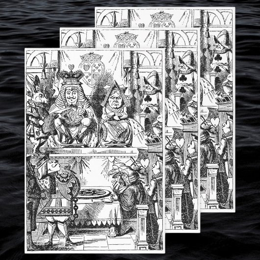 Alice in Wonderland, Koningin der Heten Inpakpapier Vel