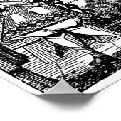  Alice in Wonderland, Koningin der Heten Poster (Hoek)