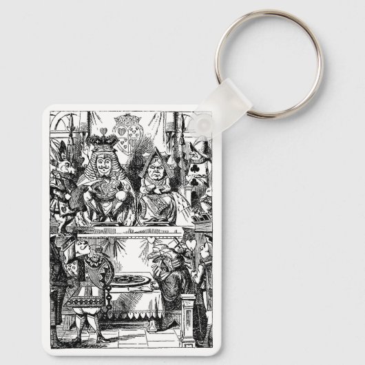Alice in Wonderland, Koningin der Heten Sleutelhanger (Achterkant)