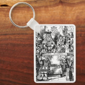  Alice in Wonderland, Koningin der Heten Sleutelhanger (Voorkant)