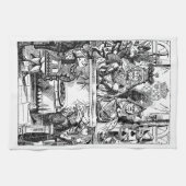 Alice in Wonderland, Koningin der Heten Theedoek (Horizontaal)