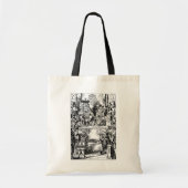 Alice in Wonderland, Koningin der Heten Tote Bag (Voorkant)