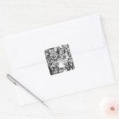  Alice in Wonderland, Koningin der Heten Vierkante Sticker (Envelop)