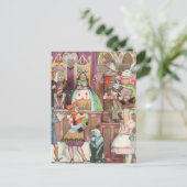  Alice in Wonderland, koningin van harten Briefkaart (Staand voorkant)